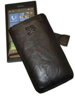 Nokia Lumia 800   Etui Tasche Ledertasche Hülle Case * in WASH