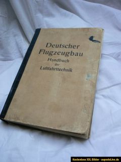 II.WK 1942 FL. Luftwaffe Handbuch DEUTSCHER FLUGZEUGBAU selten Top