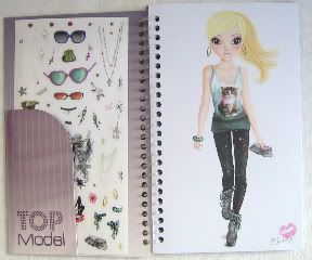 TOP Model Pocket Malbuch (Candy)