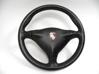 Porsche 911 986 996 GT2 993 Leder Lenkrad Steering wheel + airbag