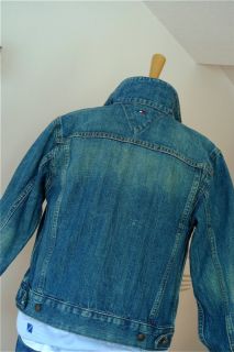 TOMMY HILFIGER Jeans Jacke ~ used wash Jacke ~ Gr. 10 / 140 TOP