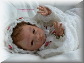 Semper Fidelis Dolls Buttercup / Bonnie Brown Reborn Baby