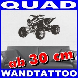Wandtattoo Quad ab 30cm Wandaufkleber ATV Motorsport
