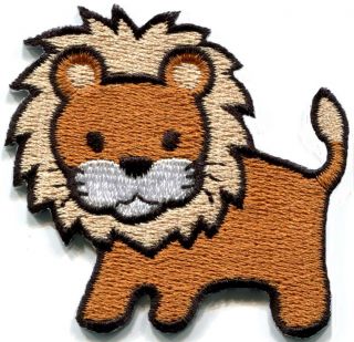 tiger cheetah animal cute kids applique iron on patch S 825