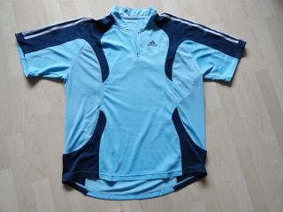 ADIDAS Herren Sport T Shirt Gr. XL hellblau