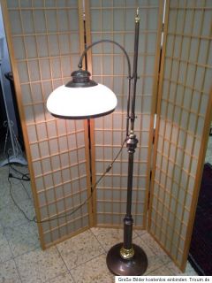 Stehlampe Berliner Messinglampe Bogenlampe Antik Lampe Floorlamp