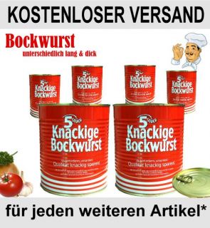 Dosen Bockwurst 6x845g Würstchen Dose Wurst / SMS