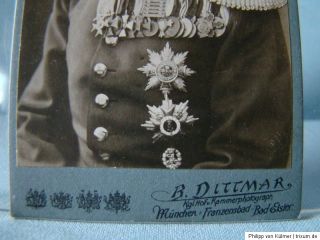 Orig.CDV Geschenkfoto Generalfeldmarschall mit Orden um 1900