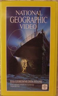 VHS Das Geheimnis der Titanic National Geographic Film