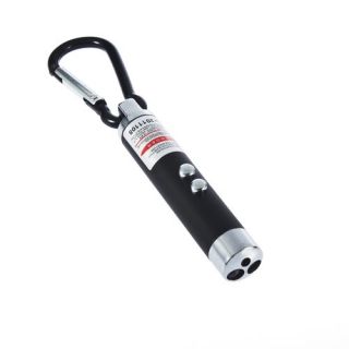 Mini 2 in1 LED Laser Pen Pointer Flash Light Torch Flashlight