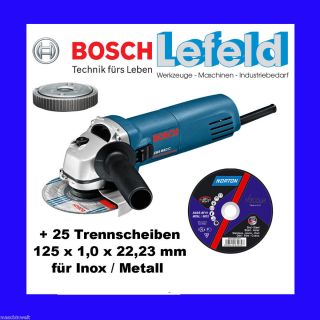 Bosch Winkelschleifer GWS 850 im Karton +Clic Mutter+25 Trennscheibe