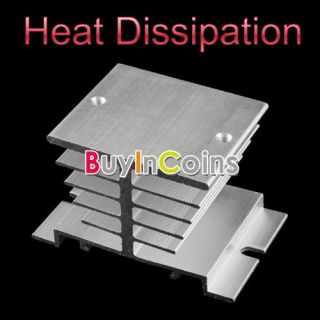 New Aluminum Heat Sink For Solid State Relay SSR Small Type Heat