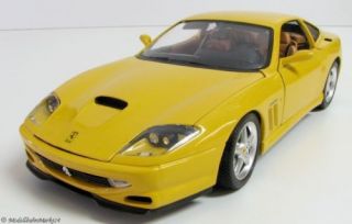 BBURAGO 1996 Ferrari 550 Maranello gelb Scale 118 OVP