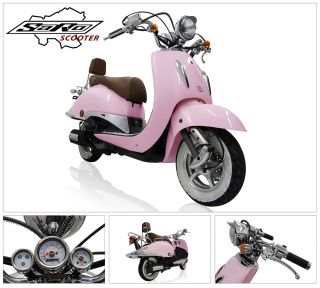 Motorroller Retro 50ccm, Scooter, Saro Cruiser pink