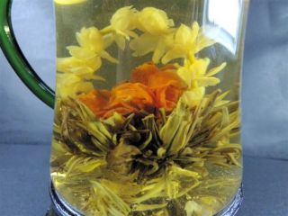 Handgefertigter Blooming Tea Teeblume MIX 16 stk