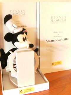 Steiff Mickey Mouse Steamboat Willie Disney Showcase EAN 651472 NEU