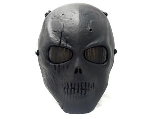 Airsoft Defender Security Totenkopf Skull Maske BK