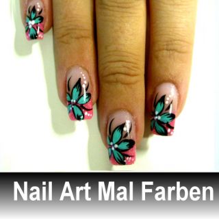 880f .Nail Art Acryl Malfarben 12 Farben .