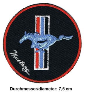 FORD MUSTANG Aufnäher Patches USA Auto PKW Shelby GT