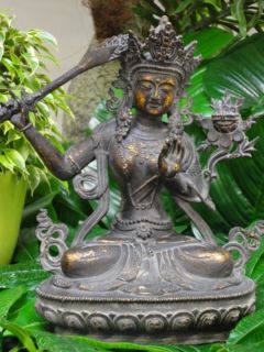 892 Wenshu Bodhisattva, Manjushri,der Weisheit 27 cm H.