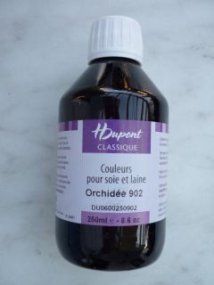 Seide färben (Garne/Stoff) m. DUPONT Classique, Orchidée 902, 250 ml