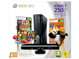Microsoft Xbox 360 Slim 250GB Spielkonsole Xbox360 inkl. Kinect Sensor