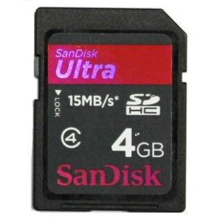 SANDISK 4GB SDHC Speicherkarte SD Ultra II Card 0619659029012