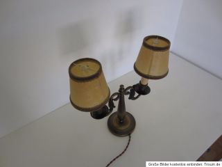 Jugendstil Tischleuchter Lampe Antike Tischlampe Kandelaber Luster