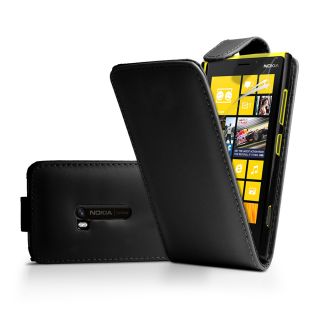 Flip Ledertasche II fur Nokia 920 Lumia 920 + Schutzfolie