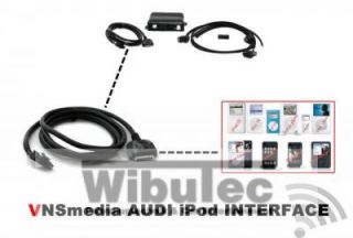 Nachrüstung VNSmedia Music Interface für iPod/iPhone   alle AUDI mit