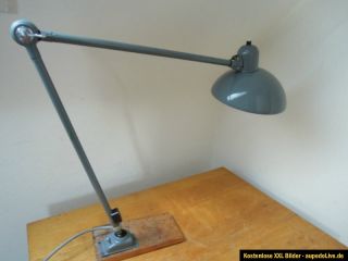 Kaiser Idell Gelenklampe Bauhaus, Industrielampe, Schreibtischlampe