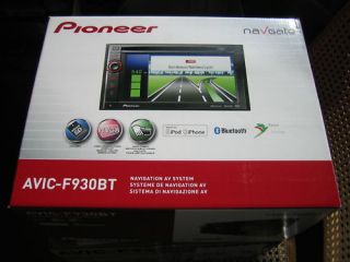 Pioneer AVIC F930BT Navigation DIVX DVD USB SD Multimedia TFT