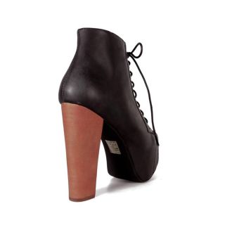 Jeffrey Campbell Damen Schuhe Lita Distressed Leather Gr. 39 NEU F0259