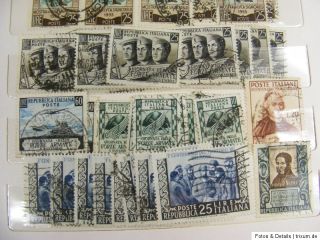 Italien   Briefmarken Sammlung altes Album / old stamps Italy