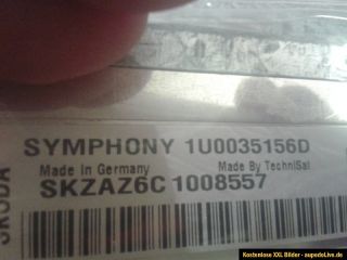 Skoda Symphony CD Radio top zustand