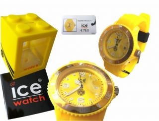 BVB ice watch Uhr yellow unisex+Schal kariert Exklusiv