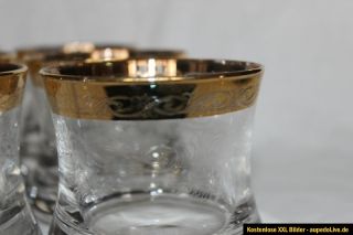 Wunderschöne Murano Gläser Medici Whisky Glas Schwer TOP ZUSTAND