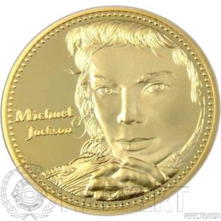Michael Jackson Münze Goldmünze Gold *Rarität* 999 verg