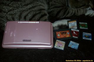 Nintendo DS Spielkonsole,OHNE KATZEaber mit 8 Spielen 