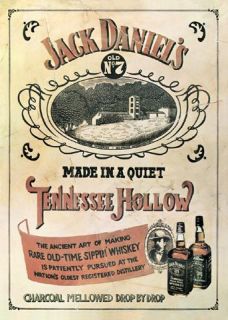 Jack Daniels   Tennessee Hollow Poster Plakat #307