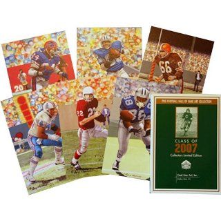 Hall of Fame Class of 2007 Goal Line Art Card