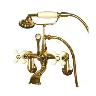 Elements of Design DT0512PX Hot Springs Wall Mount Clawfoot Tub Filler