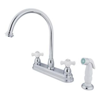 Elements of Design EB3751PX Chicago Two Handle 8 Kitchen Faucet with