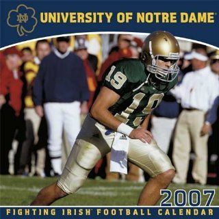 Notre Dame Fighting Irish 2007 Team Wall Calendar Sports