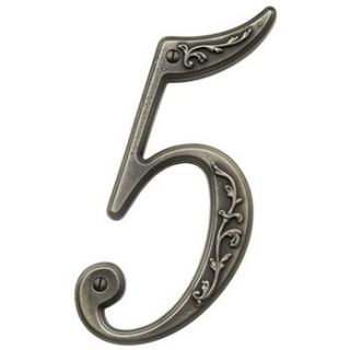 Baldwin Archetypes 010 Chateau House Number 5, Aged Bronze