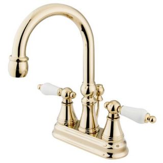 Kingston Brass KS2612PL Governor Centerset Bathroom Faucet, 5 Spout