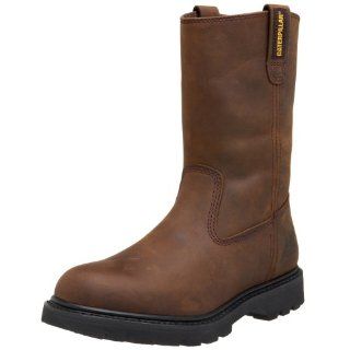 Caterpillar Mens Revolver Pull On Soft Toe Boot Shoes