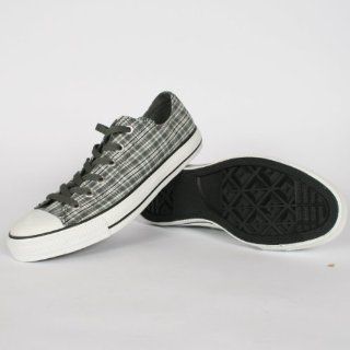 Converse Chuck Taylor Low Top Shoes in Grey/Charcoal Plaid