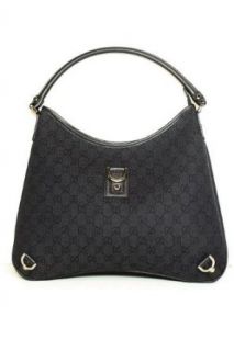 Gucci Handbags Black Fabric and Leather 268636 Clothing