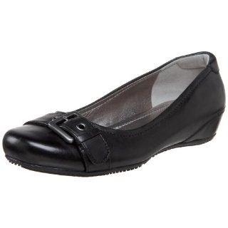 Bouillon Buckle Flat,Black Leather,38 EU (US Womens 7 7.5 M) Shoes